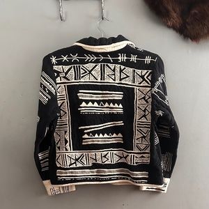 VINTAGE // Produce Company Aztec Southwest Western Chenille Jacket